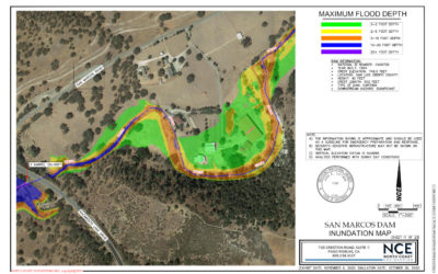 North Coast Engineering Completes an Inundation Map for San Marcos Dam in Paso Robles